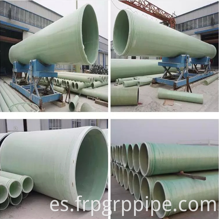 Tubería de fibra de vidrio GRP FRP GRP FRP